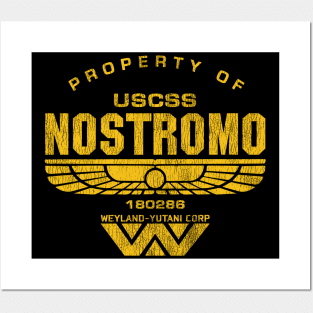 Property of USCSS Nostromo Dks Worn Posters and Art